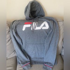 Fila long sleeve hoodie barley worn